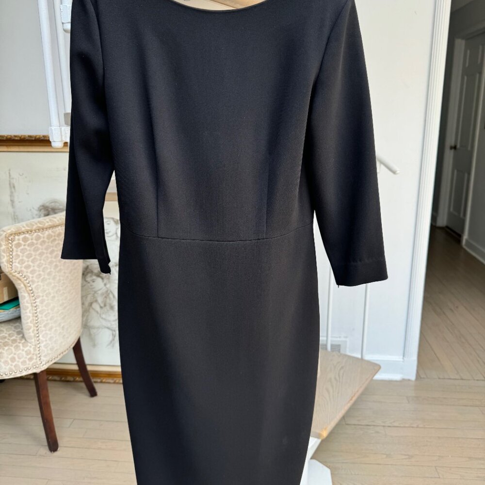 Black Crepe Dress - THEORY .  NEW WITH TAGS